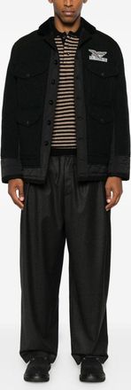 Junya Watanabe Mens Wool Jacket - Black - Size Medium