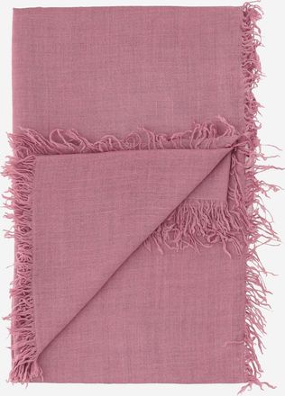 Faliero Sarti Womens Scarf Enrica Pink Cashmere-Silk Scarfs
