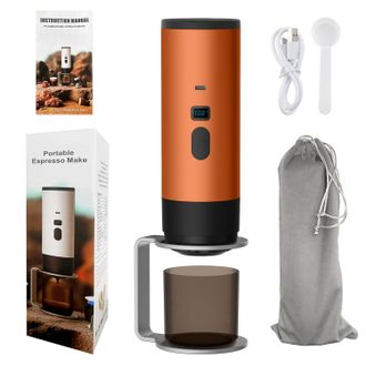 OEM Cafetera Port&aacute;til 3 En 1, Cafetera Port&aacute;til De 72 W, M&aacute;quina De Espresso Recargable De 12 V, M&aacute;quina De Espresso De C&aacute;psulas Usb, Dep&oacute;sito De Agua De 
