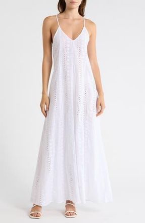 Maaji Lily Cover-Up Maxi Dress in White at Nordstrom Rack, Size Medium
