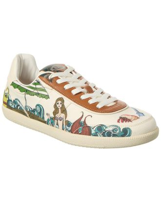 Tod's TodS Cassetta Canvas & Leather Sneaker