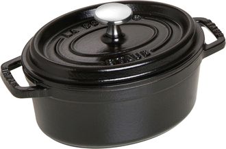 Staub Cast Iron 1-qt Oval Cocotte