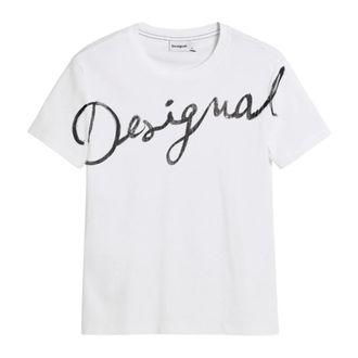 Desigual Mujer, Camisetas, Blanco, Talla: XL