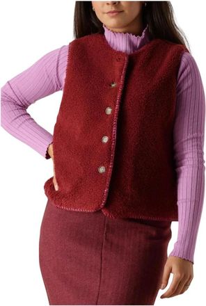 Ydence Rode Dames Blazers Vest Evelynn - Dames - Bodywarmers - Rood - L - Jassen