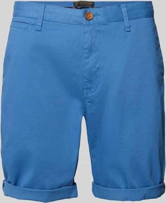 Superdry Regular Fit Shorts mit M&uuml;nztasche in Royal, Gr&ouml;&szlig;e 28