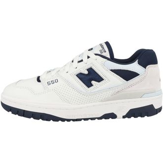 New Balance Low BB 550 Mens Trainers, White Navy Quarry Blue Bb550nqb, 9 UK
