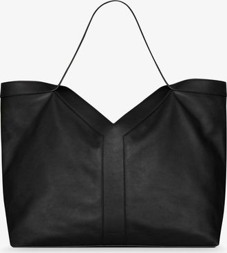 Saint Laurent Borsa Tote Y Oversize in pelle - SAINT LAURENT - gender_Man