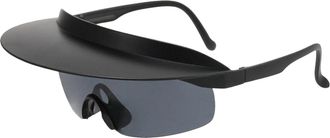 Generic Glasses for Riding - Sun Visor Frame Sunglasses - Protective Mirrored Lens, Fashionable Sports Shades for Biking Backpacking Camping Fishing Driving H