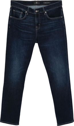 7 For All Mankind Jeans skinny a vita media - Blu