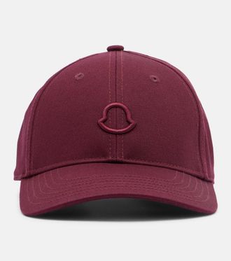 Moncler Cappello da baseball in canvas di cotone