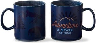 Tag Adventure Heat Changing Mug - Ceramic Drinkware for Fun in Blue at Nordstrom