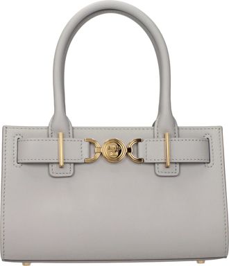 Versace Gray Leather Womens Handbag