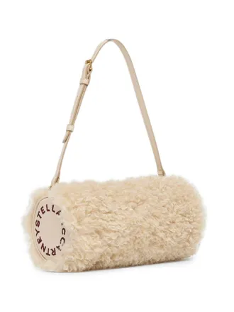Stella McCartney Stella Mccartney Marsupio in shearling con logo Stella