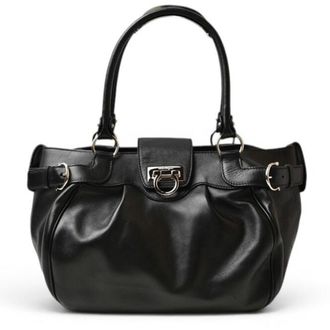 Ferragamo Black Tote Bag (Pre-Owned)