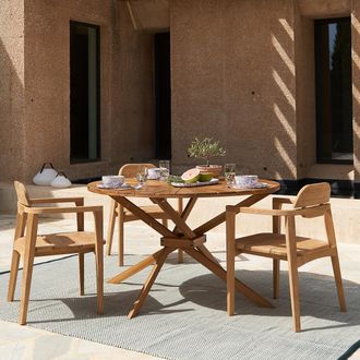 AM.PM Tafelfauteuil in massief teak, Cordano