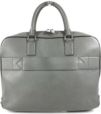 Louis Vuitton Glacier Gray Taiga Leather Handbag Tote Bag (Pre-Owned)