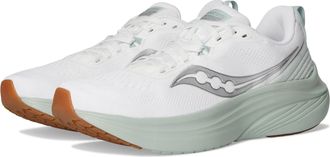 Saucony Mens Lancer Run Sneaker, White/Mist, 8.5 UK