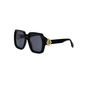 Fendi Sunglasses, unisex, Black, 53 MM, Diamonds Glasses with Premium Quality
