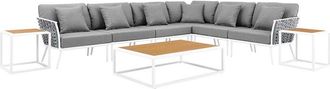 ModWay Stance 9-Piece Outdoor Patio Sectional Sofa Set