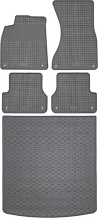 OEM Audi A6 C7 Avant / Kombi De 09.2011 A 08.2018 Set - Alfombrillas De Goma Para Coche + Alfombrilla Para Maletero