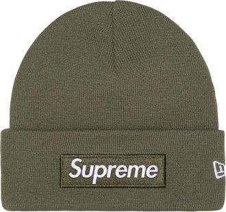 SUPREME FW25 New Era Bo Logo Beanie Light Olive FW25BN5-LIGHT-OLIVE