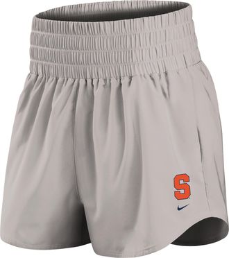 Nike Syracuse Primary Logo One Nike Womens Dri-FIT College Shorts in Grey | IM0098-014