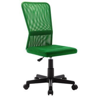 vidaXL Vidaxl - Silla De Oficina De Tela De Malla Verde 44x52x100 Cm