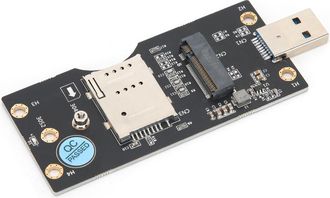 OEM Adaptador De Tarjeta M&oacute;dem Para M&oacute;dulo Inal&aacute;mbrico, Interfaz Usb 2.0, Cable De Carga R&aacute;pida Ngff M.2 Wwan A Usb Con Ranura Para Tarjeta Sim, Divisor H