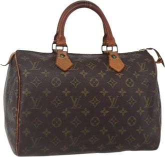Louis Vuitton Pre-owned Handbags, female, Brown, Size: ONE SIZE Pre-owned Vintage Canvas Handbag