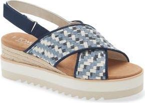 Toms Dicros Slingback Sandal in Blue at Nordstrom Rack, Size 8.5