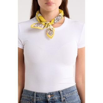Melrose and Market Western Icon Bandana Scarf in Vintage Lemons at Nordstrom Rack