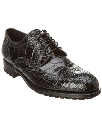 Caporicci Alligator Leather Wingtip Oxford