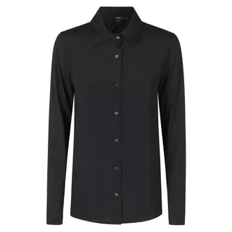 Seventy Overhemden, Dames, Zwart, XS, Katoen, Camicia