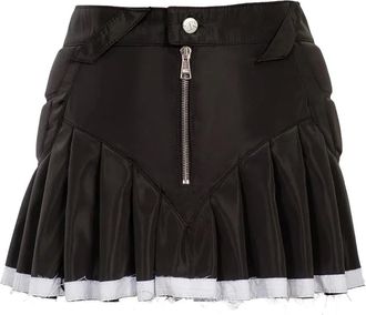 Natasha Zinko Mini-plooirok - Zwart