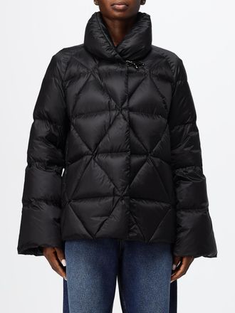 Fay Short Water-Repellent Quilted Nylon Down Jacket with Signature Toggle Closure