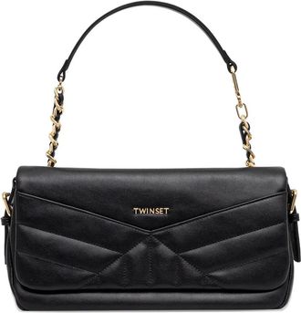 Twin-Set Borsa a spalla con fibbia - Nero