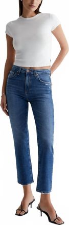 AG - Adriano Goldschmied Hutton Crew Top In Ex-White
