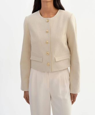 LaMarque Francina Twill Jacket In Natural