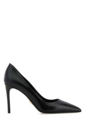 Prada Black Leather Pumps