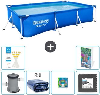 Bestway Piscina Bestway Steel Pro Rectangular - 300x201x66 Cm - 7-piezas S177