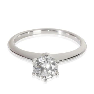 Tiffany & Co. Pre-Owned Tiffany & Co. 0.91 ct Round Brilliant Diamond Engagement Ring