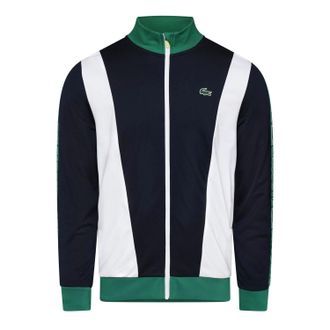 Lacoste Heren Volledige Rits Trainingsjack (Marineblauw)