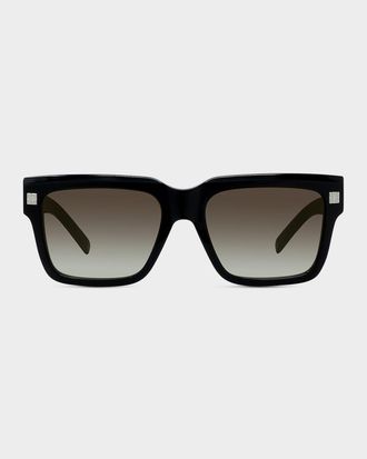 Fendi Signature Square Metal Sunglasses