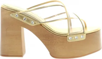 Haus Of Honey Womens Connie Clogs In Transparent