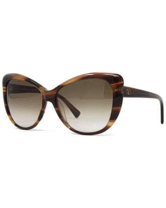 Valentino Womens V634s 56Mm Sunglasses
