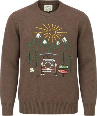 MC2 Saint Barth Maglia girocollo Heron - - Knitwear - Uomo - Marrone - S