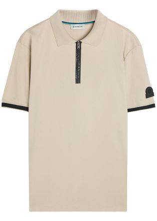 Sandbanks Sandbanks Logo Jersey Polo Shirt - Beige - Xxl