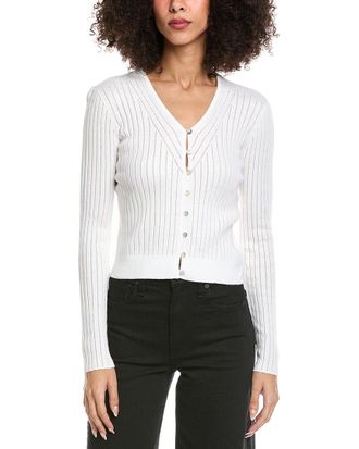 Bella Dahl Fitted V-Neck Cashmere-Blend Pullover
