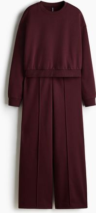 H&M 2-teiliges Sweatshirt-Set - Red