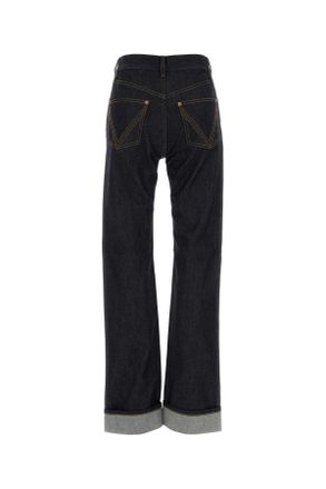 Bottega Veneta Womens Denim Jeans Indigo Exterior: Cotton